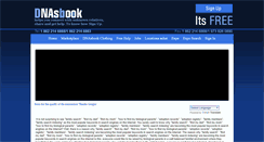 Desktop Screenshot of dnasbook.com