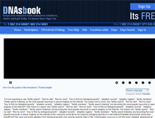 Tablet Screenshot of dnasbook.com
